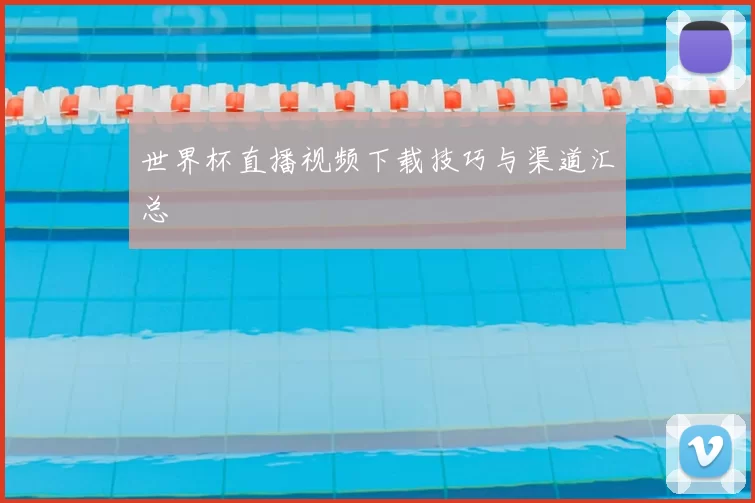 世界杯直播视频下载技巧与渠道汇总
